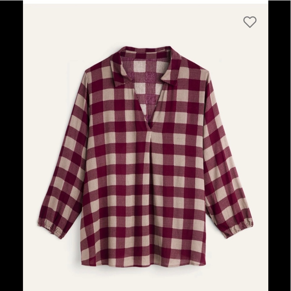 Women’s plaid tunic